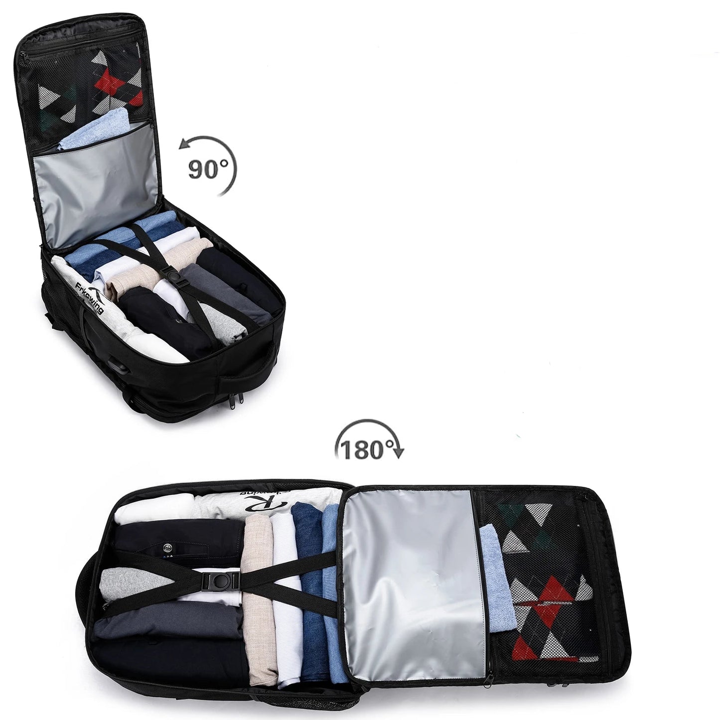 Sac à Dos Cabine Pèlerinage 40x20x25 - Compatible Avion